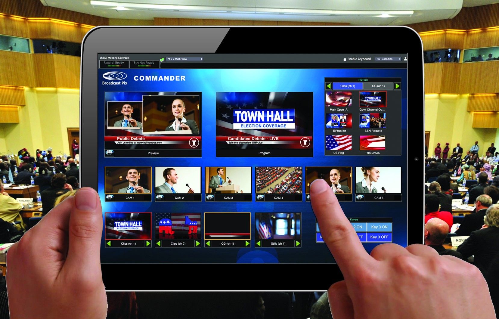 Broadcast Pix builds remote control software with MFormats and WebRTC